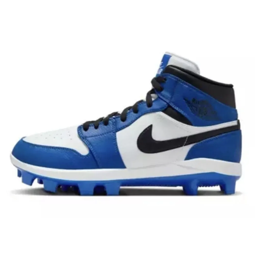 Air Jordan 1 Retro High MCS Game Royal Baseball Cleats AV5354-411 Men's Size 9